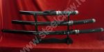 Комплект самурайских мечей 849ВК4 с деревянными ножнами
