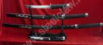 Комплект самурайских мечей 697black с ножнами из дерева